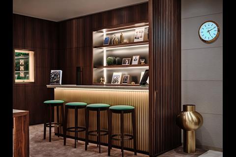 In-store bar at Loupe Milton Keynes